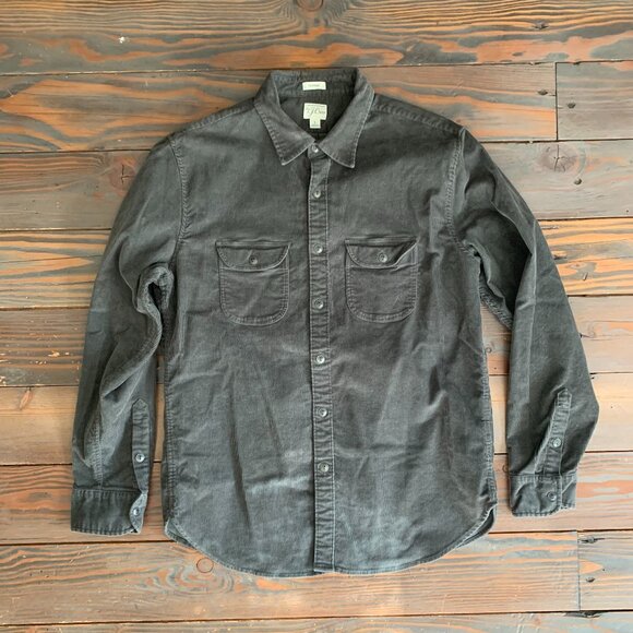 J. Crew Corduroy Button Down Long Sleeve Shirt - Picture 1 of 5